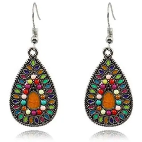 ROSTIVO Bohemian Earrings for Women and Girls Boho Jewelry Retro Vintage Ethnic Earrings Drop and Dangle Earrings ROSTIVO Bohemian Earrings for Women and Girls Boho Jewelry Retro Vintage Ethnic Earrings Drop and Dangle Earrings