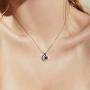 HACOOL Projective Necklace, I Love You Symbol of Steadfast The Memory of Love Different Languages for I Love U
