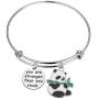 UJIMS Panda Gifts Funny Panda Bear Bracelet You are Stronger Than You Think Inspired Animal Panda Lovers Jewelry for BFF