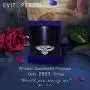 EVITA PERONI 925 Sterling Silver Open Ring Moissanite Simulted Diamond Wedding Gift for Women EVITA PERONI 925 Sterling Silver Open Ring Moissanite Simulted Diamond Wedding Gift for Women
