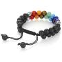 Top Plaza Bead Chakra Bracelet 7 Chakras Healing Crystals Bracelet Yoga Stone Beads Bracelets Meditation Relax Anxiety Bangle for Womens Mens