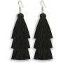 Jugalstar Colorful Tassel Earrings 3 Tier Layered Bohemian, Eardrop Big Dangle Drop Fashion Jewelry Earrings for Women Teen Girls Valentine Birthday Party Gift