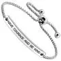 Have Courage and Be Kind Inspirational Bracelets for Women Stainless Steel Jewelry Girl Jewelry