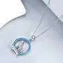 YFN Wolf Pendant Necklace 925 Sterling Silver Cubic Zirconial Wolf Moon Necklace 18'' Birthday Day Jewelry for Girlfriend Wife YFN Wolf Pendant Necklace 925 Sterling Silver Cubic Zirconial Wolf Moon Necklace 18'' Birthday Day Jewelry for Girlfriend Wife
