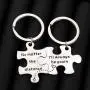 Zuo Bao Couple Keychains No Matter The Distance & Ill Always Be Yours Set Keychains Gift for Wife Husband Boyfriend Girlfriend Keychain Suit