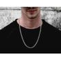Savlano 925 Sterling Silver 4.5mm Italian Solid Flat Mariner Link Chain Necklace for Men & Women - Made in Italy Comes Gift Box (4.5mm)