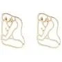 Mrotrida Abstract Human Face Earrings Fashion Alloy Eyes Lips Hand Dangle Earrings Unique Big Earrings for Womens Party Mrotrida Abstract Human Face Earrings Fashion Alloy Eyes Lips Hand Dangle Earrings Unique Big Earrings for Womens Party