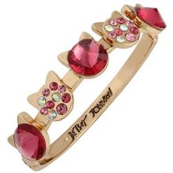 Stone Cat Bangle Bracelet