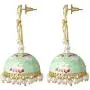 Aheli Vintage Oxidized Dangle Jhumka Jhumki Encrusted with Faux Kundan Stone Statement Earrings for Women Aheli Vintage Oxidized Dangle Jhumka Jhumki Encrusted with Faux Kundan Stone Statement Earrings for Women