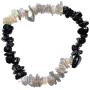 Zenergy Gems Charged Premium Natural Crystal Chip Bead Bracelet + Moroccan Selenite Charging Crystal [Included]