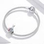 BAMOER 925 Sterling Silver Easter Eggs Charms Bead Fits Pandora Bracelets & Necklace