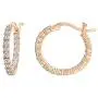 PAVOI 14K Gold Plated 925 Sterling Silver Post Cubic Zirconia Hoop Earrings PAVOI 14K Gold Plated 925 Sterling Silver Post Cubic Zirconia Hoop Earrings
