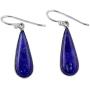NOVICA Lapis Lazuli Rhodium Plated .925 Sterling Silver Dangle Earrings, Morning Raindrops