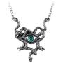 Alchemy of England Gorgons Eye Necklace, Silver