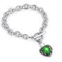 Feather Mother Heart Cremation Urn Bracelet Memorial Ashes Keepsake Chain Bracelets Ash Holders Jewelry