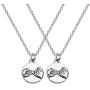 FUSTMW 3 Pinky Promise Necklace Pinky Swear Best Friends Gift Sisters Necklaces Friendship Jewelry