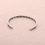 FUSTMW Inspiration Cuff Bracelets Friendship Bracelets Encouragement Gift for Her Let Your Smile Change The World