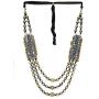 Crunchy Fashion Bollywood Traditional Indian/Bohemian Style Afgani Oxidised Silver Boho Gypsy Tribal Handmade Jewelry Necklace for Women