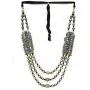 Crunchy Fashion Bollywood Traditional Indian/Bohemian Style Afgani Oxidised Silver Boho Gypsy Tribal Handmade Jewelry Necklace for Women
