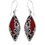 Shop LC 925 Sterling Silver Coral Stylish Unique Fashion Costume Dangle Drop Earrings Prom Jewelry Mothers Day Gifts Women
