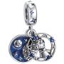 Annmors Star War, The Child,Yoda Charm Black Enamel Charm fits Pandora Charms Bracelets for Woman-925 Sterling Silver Dangle Pendant Bead,Girl Jewelry Beads Gifts for Women Bracelet&Necklace