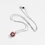 3.6 cttw Rhodolite Garnet Necklace Heart Pendant Sterling Silver January Birthstone Jewelry for Women 16-18 Inches 3.6 cttw Rhodolite Garnet Necklace Heart Pendant Sterling Silver January Birthstone Jewelry for Women 16-18 Inches