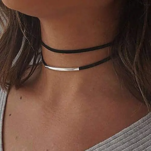 Relbcy Vintage Velvet Choker Necklace Black Tube Necklaces Festival Necklace Jewelry Accessories for Women and Girls Relbcy Vintage Velvet Choker Necklace Black Tube Necklaces Festival Necklace Jewelry Accessories for Women and Girls