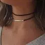 Relbcy Vintage Velvet Choker Necklace Black Tube Necklaces Festival Necklace Jewelry Accessories for Women and Girls Relbcy Vintage Velvet Choker Necklace Black Tube Necklaces Festival Necklace Jewelry Accessories for Women and Girls