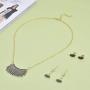 RBG Dissent Collar Necklace Set Ginsburg Dissent Earrings Ruth Bader Ginsburg Dangle Drop Earrings I Dissent Jewelry Set