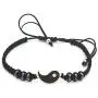 COLORFUL BLING 4Pcs Simple Matching Yin Yang Evil Eye Braided Bracelets Set Handmade Adjustable Waterproof Lucky Protection Jewelry for Couple Friendship COLORFUL BLING 4Pcs Simple Matching Yin Yang Evil Eye Braided Bracelets Set Handmade Adjustable Waterproof Lucky Protection Jewelry for Couple Friendship