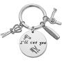 SIDIMELO Hairdresser Keychain I Will Cut You Appreciation Employee Graduation Fashion Hairdresser Perfect Salon Owner Hair Birthday Gifts for Fashion Hairdresser