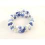 The Island Pearl Mixed Color Blue and White Freshwater Pearl Bracelet