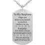 Freedom Love Gift to My Nephew Dog Tag Necklace from Aunt Uncle Best Birthday Keychain Gifts Freedom Love Gift to My Nephew Dog Tag Necklace from Aunt Uncle Best Birthday Keychain Gifts