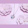 S925 Sterling Silver Jewelry Animal Forever Love Heart Pendant Necklace Gift for Women Girls Mother Mom