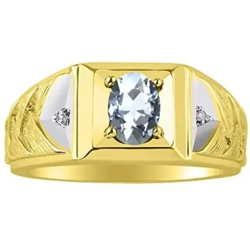 RYLOS Mens Rings 14K Yellow Gold Rings Designer Weave Band 7X5MM Oval Gemstone & Genuine Sparkling Diamond Ring Color Stone Birthstone Rings For Men, Mens Rings, Gold Rings Sizes 8,9,10,11,12,13 RYLOS Mens Rings 14K Yellow Gold Rings Designer Weave Band 7X5MM Oval Gemstone & Genuine Sparkling Diamond Ring Color Stone Birthstone Rings For Men, Mens Rings, Gold Rings Sizes 8,9,10,11,12,13