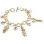 Giwotu Womens Fashion Rare Charm Opal Scissors Combs Bracelets for Women Bangle Cuff Rose Gold Silver Bracelets Bangles Jewelry
