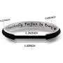 WUSUANED Mary Poppins Quote Practically Perfect in Every Way Hair Tie Grooved Cuff Bangle Bracelet Mother Daughter Friendship Gift WUSUANED Mary Poppins Quote Practically Perfect in Every Way Hair Tie Grooved Cuff Bangle Bracelet Mother Daughter Friendship Gift