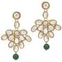 Aheli Elegant Indian Ethnic Traditional Layered Beaded Long Kundan Necklace Earring Set Bollywood Wedding Party Jewelry for Women