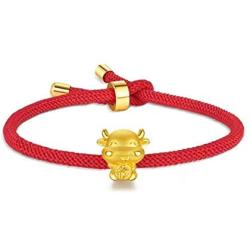 2021 Year of Ox Red String Bracelet Red Cow Charm Chinese Zodiac Animal Birth Year Lucky Charm Bracelet Zodiac Ox Pendant Red Rope Corded Lucky Bracelet New Year Jewelry Gifts