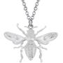 DUOWEI Enamel Bumblebee Honey Bee Necklace Charms Insects Pendant Jewelry Gifts for Women Teen Girls Kids