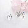 Gredstar Always in My Heart Cremation Urn Necklace for Ashes Faithful Friend Memorial Necklace Paw Print Cremation Jewelry