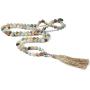 BALIBALI 108 Mala Beads Necklace Semi-Precious Gem Stones Meditation Necklace 108 Hand Knotted Japa Mala Beaded Tassel Necklace with Tree of Life Pendant