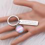 SEIRAA Gay Pride Gift LGBT Keychain Love Comes In Many Colors And I Love You With Every Shade Of My Heart Rainbow Pride Keychain