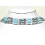 AnsonsImages 37'' Inches Long Magnetic Wrap Necklace Choker Bracelet Anklet Lariat Baby Blue