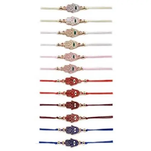 12 Pcs Colorful Evil Eye Beaded Bracelets Set Hamsa Handmade Braided String Nazar Amulet Thread Bracelet Anklet Lucky Turkish Religious Symbol Jewelry for Women Girl 12 Pcs Colorful Evil Eye Beaded Bracelets Set Hamsa Handmade Braided String Nazar Amulet Thread Bracelet Anklet Lucky Turkish Religious Symbol Jewelry for Women Girl