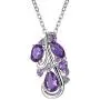 ATTA GEMS Purple Amethyst Pendant Necklace for Women 925 Sterling Silver Natural Gemstone Jewelry Gifts for Wife Mom Girlfriend ATTA GEMS Purple Amethyst Pendant Necklace for Women 925 Sterling Silver Natural Gemstone Jewelry Gifts for Wife Mom Girlfriend