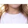 Sterling Silver First Communion Sideways Horizontal Cross Necklace for Girls and Women Sterling Silver First Communion Sideways Horizontal Cross Necklace for Girls and Women