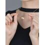 Gold Heart Initial Necklace for Teen Girls,Dainty Personalized Letter Heart Choker Necklace Gift for Women Necklace Jewelry
