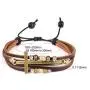 Feraco Religious Cross Wrap Bracelets Women Leather Christian Jewelry For Confirmation Gifts, Adjustable Feraco Religious Cross Wrap Bracelets Women Leather Christian Jewelry For Confirmation Gifts, Adjustable