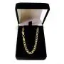 14K Yellow Gold Filled Solid Curb Chain Necklace, 3.6mm Wide